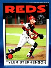 2021 Topps 1986 35th Anniversary Tyler Stephenson Cincinnati Reds ROOKIE #86B-39