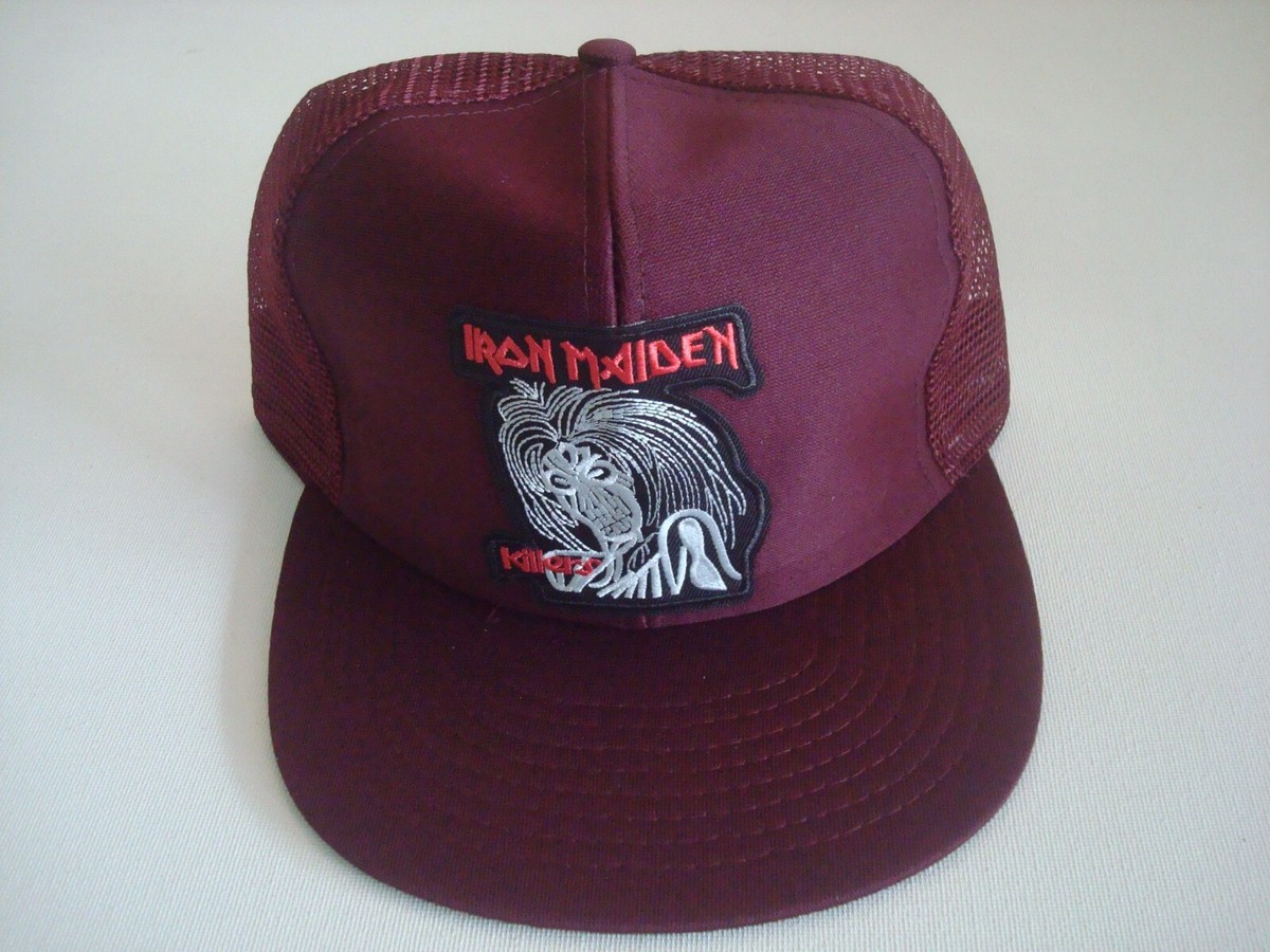 アイアンメイデン 90s ビンテージ バンドT キャップ SMALL/MEDIUM IRON MAIDEN TRUCKER 90S BEACH GOLF SNAPBACK HAT CAP