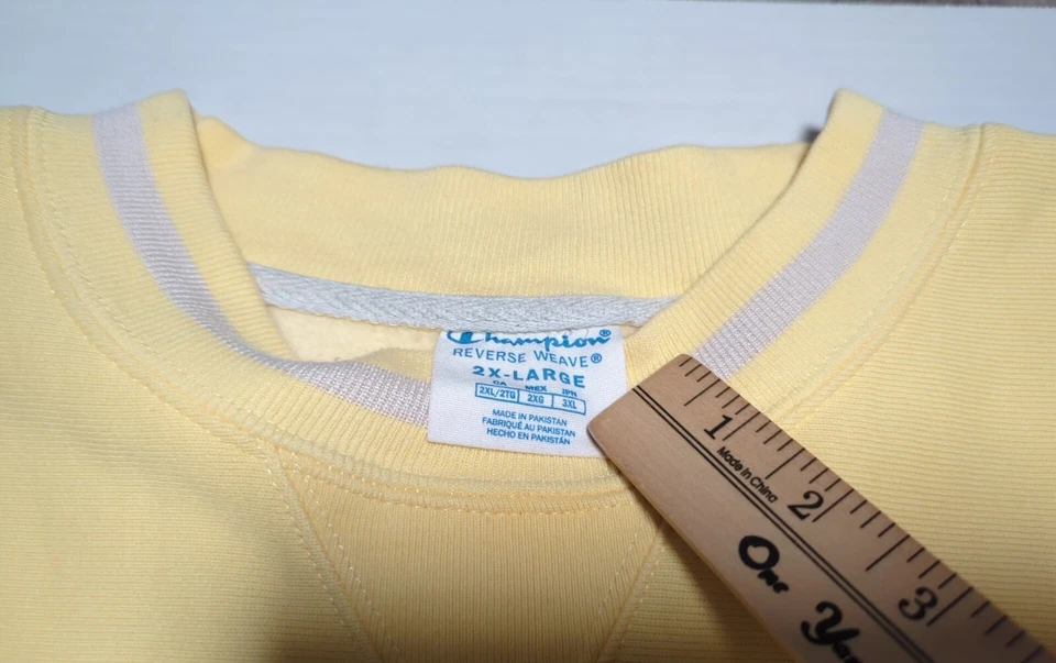 Sudadera Pullover XXL Vintage Champion Tejido Inverso Colorado State CSU Rams Foto 4 de 4