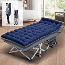 H ZT Sleeping Cot Folding Outdoor Bed with Carry Bag for Indoor  Outdoor