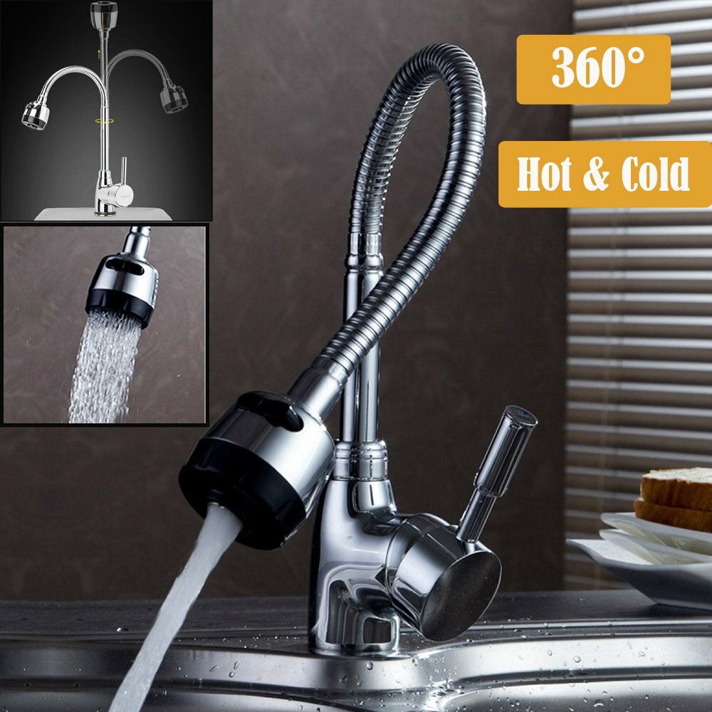 ⭐⭐⭐Wasserhahn Küche Chrom Spülbecken Küchenarmatur Spüle Mischbatterie