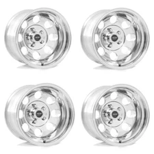 Set 4 Pro Comp PA69 Vintage 17x9 8x6.5 Polished Wheels 17" -6mm Rims Lifted Rims