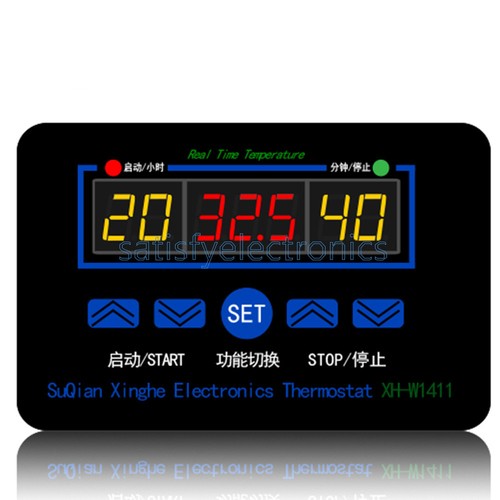 XH-W1411 12/220V Digital Thermostat Temperature Controller Meter Regulator Healt - Picture 3 of 9