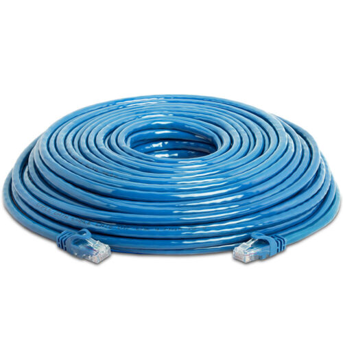 100 Meter Cat6 Kabel Blau LAN Cat 6 Ethernet Patchkabel RJ45 Internet Modemkabel - Bild 2 von 3