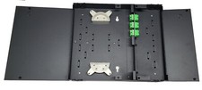 12 Fiber Dual Door Wall Mount w/ 6 SC/APC Duplex Adapters, Patch Only Singlemode
