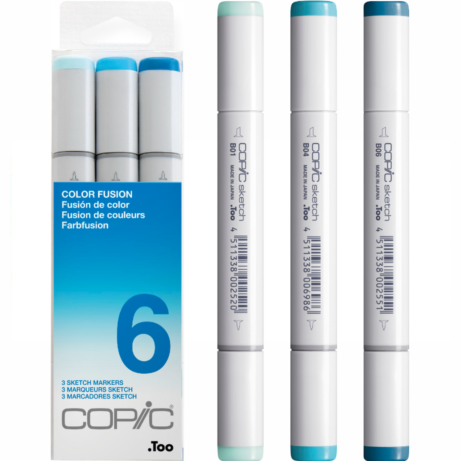 Copic Sketch 3 Piece Set - Colour Fusion 6