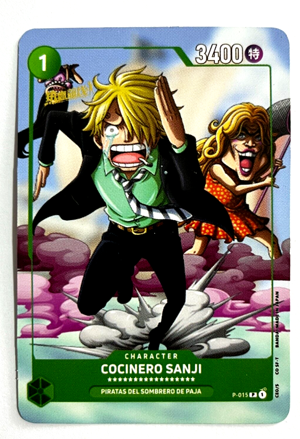 2024 ONE PIECE TCG #015 CHEF SANJI Peru Edition Limited Collectible Card