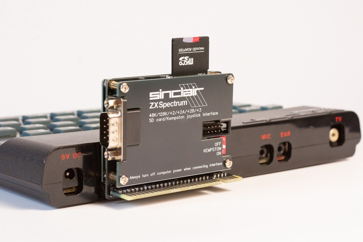 SPECTRONICS - SD card & Kempston interface for ZX Spectrum