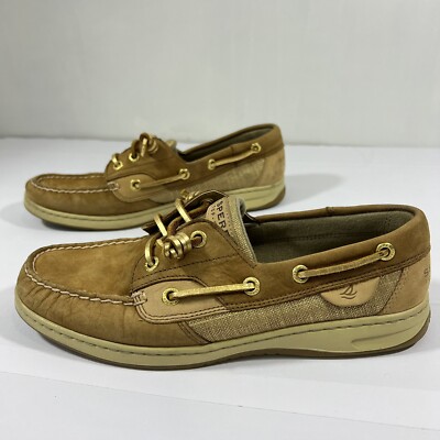Sperry Top Sider Ivyfish Leather Size 8M Boat Shoes Sperrys STS90823 Womens 