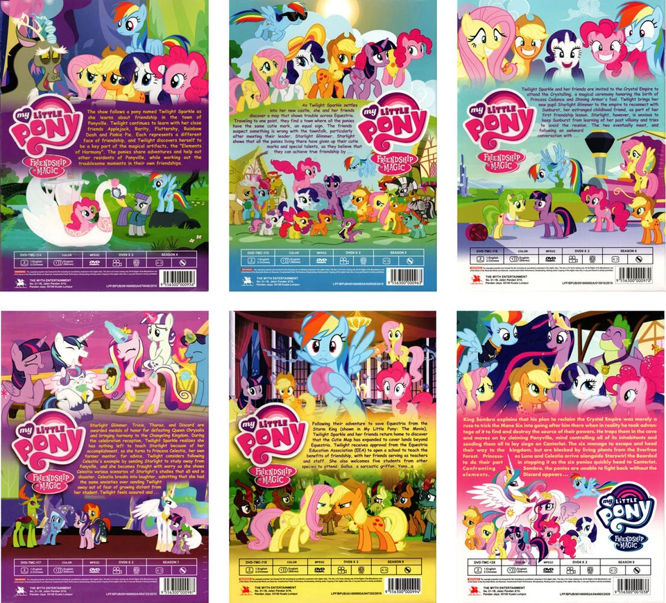 DVD MY LITTLE PONY (FRIENDSHIP IS MAGIC) SEASON 4-9 ENGLISH VERSION - Image 2 of 2