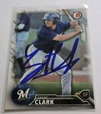 2016 Bowman Trent Clark Trent Grisham Signed Auto RC