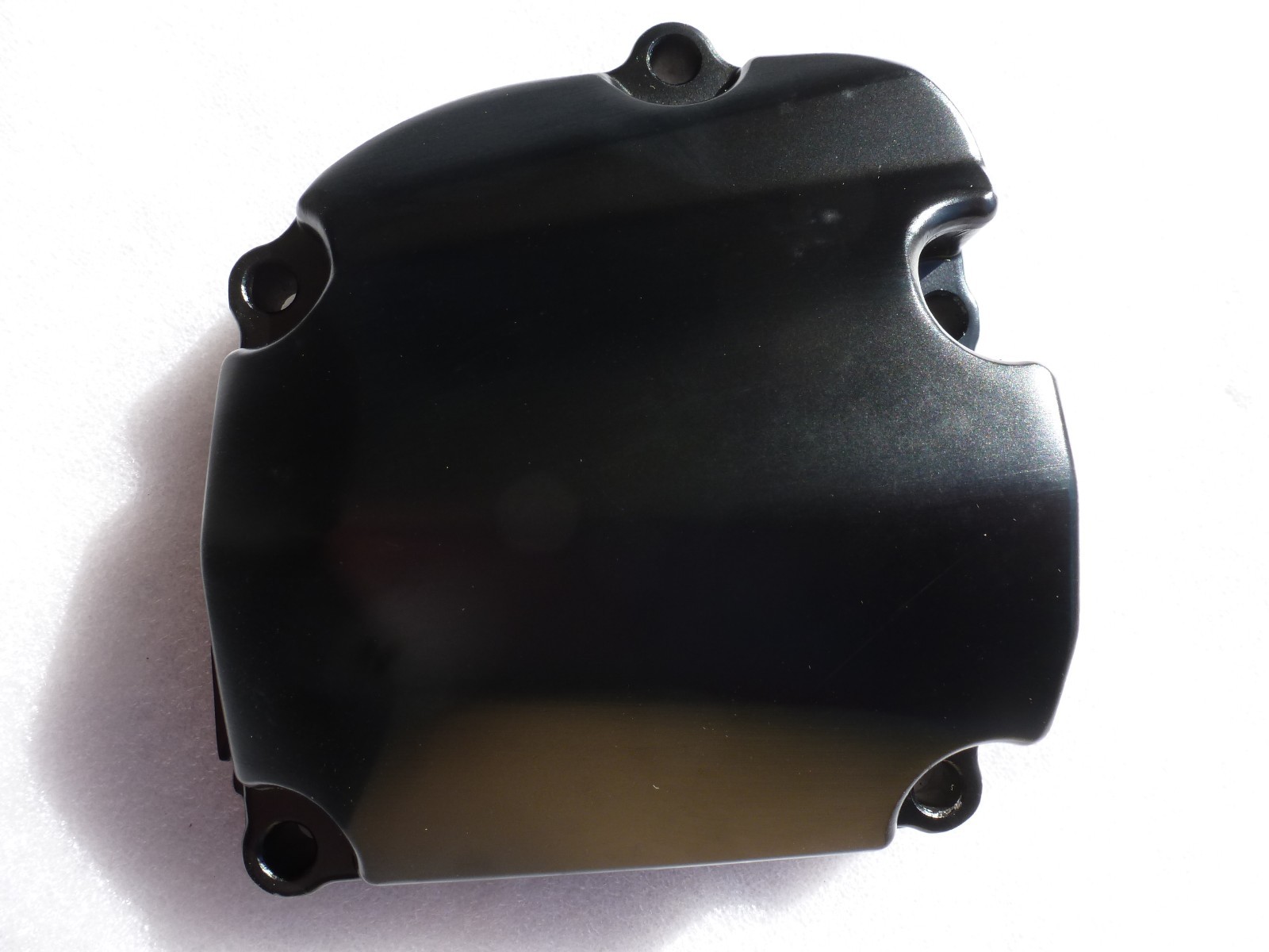 Carter couvercle demarreur Z1000 de rechange en aluminium noir pour moto de 2007 à 2010