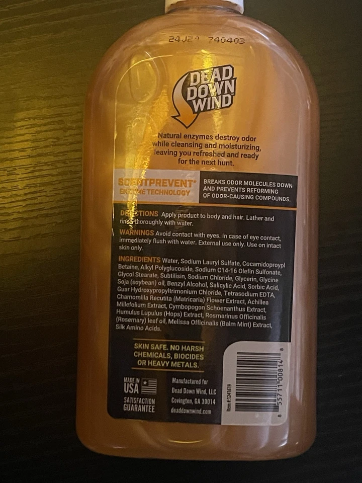 (2pack)  Dead Down Wind Orange Pearl Hair & Body Wash Soap 32 oz  - Image 2 of 2