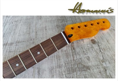 TL Birds-Eye Maple Neck mit Pau Ferro Fretboard, Glossy Vintage Tint, TBE-F
