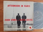 John LEWIS & Sacha DISTEL Afternoon in Paris 1956 Orig Fr VERSAILLES MDEX 12005