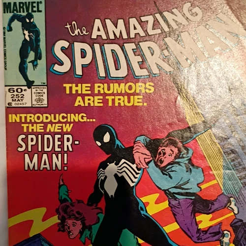 Marvel The Amazing Spider-Man #252 1984 Black Suit Spider-Man Comic Book