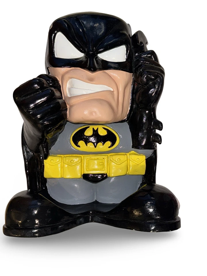 Raro Batman Candy Bowl Soporte DC Comics Espuma Halloween Hombre Cueva Decoración Foto 2 de 4