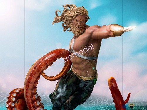 Iron Studios DCCDCG43521-10 Aquaman 1/10 Scale Aquaman GK Polystone Model Statue - Picture 4 of 11