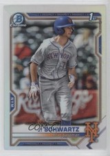 2021 Bowman Draft Chrome Refractor JT Schwartz #BDC-61 03j5