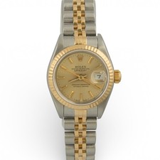1993 Rolex DateJust 6917 26mm Cmampagne Steel & 18k Gold Ladies JUBILEE Watch