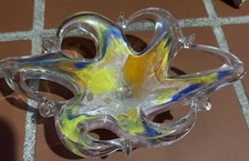 Vintage Murano Italian Art Glass Bowl 6x4 in
