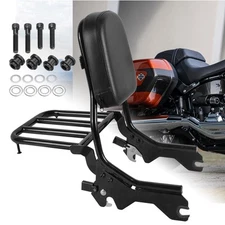 For 2018+ Harley Softail FXST Sissy Bar Backrest Luggage Rack Docking Hardware