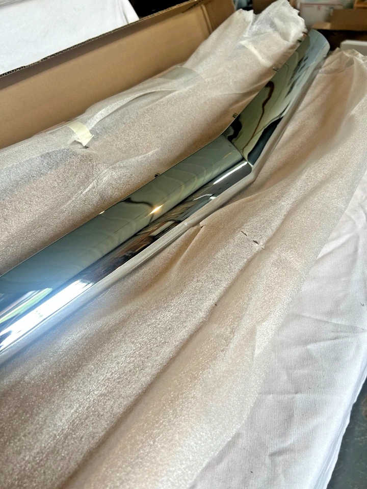 Chevy 1956 barra de capó delantero con kit de instalación, cromo - ¡Nuevo hecho en EE. UU.! Foto 3 de 4