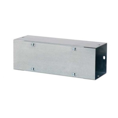 Hoffman F88T124GVP Straight Section w/ Lay In Flat Cover 8'' x 8'' x 24'' Gutter