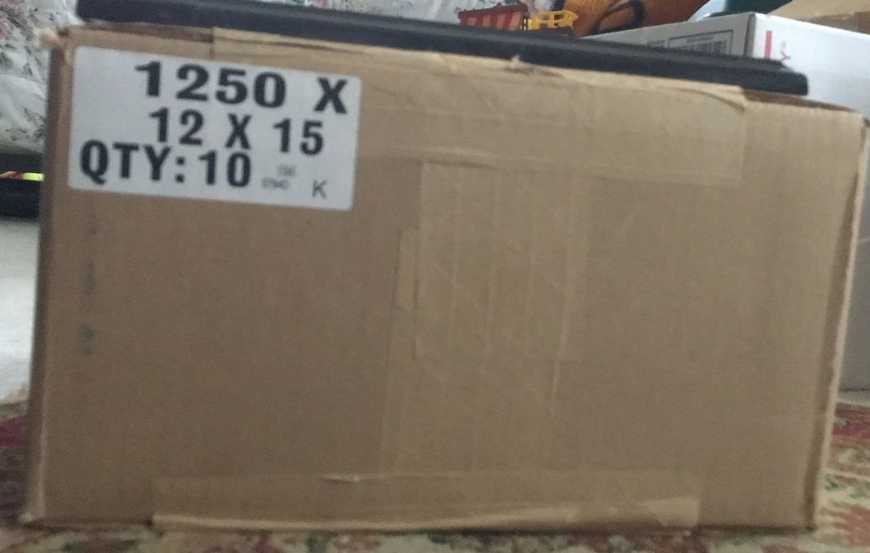 Lote de 10 Placas de Premio en Blanco - Acabado Mármol Negro 12x15 - Nuevas en Caja Estuche Foto 3 de 3