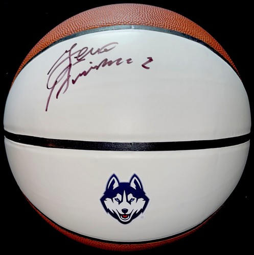Coach Geno Autographed Signed UConn Huskies GENO AURIEMMA PSA/DNA LOGO BASKETBALL RARE! 