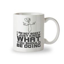 Funny Boss Mug I'm Not Bossy Office Gift for Manager Colleague Him Her Cup DZ022