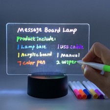 Dry Erase LED Neon Sketch Board with Remote Control