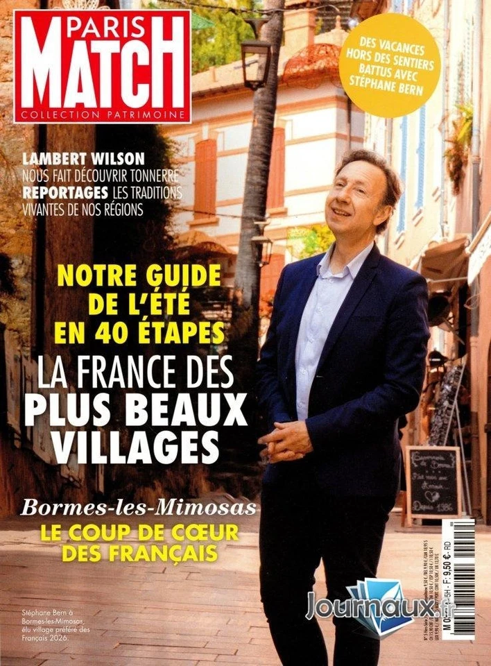 STEPHANE BERN  PARIS MATCH PATRIMOINE 10 07 2026 - Photo 1/1