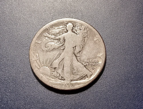 Good 1916-D Walking Liberty Half Dollar