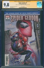 Yuri Lowenthal CGC SS 9.8 Signed Spider-Geddon #0 NM/M Spider-Man Auto Comic