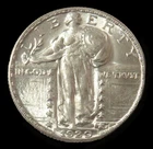 1929 USA STANDING LIBERTY QUARTER 25C CHOICE MINT STATE