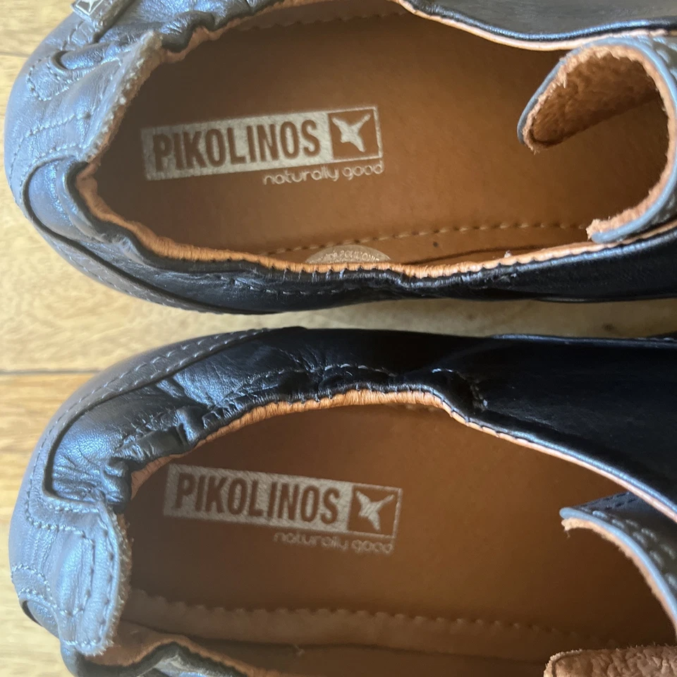 MUJER PIKOLINOS CUERO MOCASINES SIN CORDONES ZAPATOS PLANOS MINIMALISTAS MODERNOS 38 / US 7 Foto 4 de 4