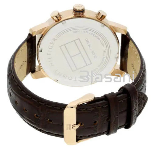 Tommy Hilfiger 1791399 Herren Braun Leder Uhr 44mm - Bild 4 von 5