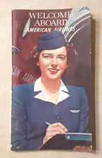 Vintage Welcome Aboard American Airlines Booklet Brochure Pamphlet 1952 1950s