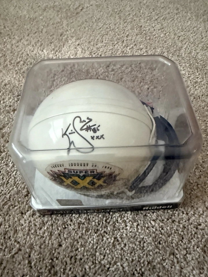 Mini Casco Firmado por Kevin Williams Super Bowl XXX 30 Autografiado Cowboys JSA Foto 4 de 4