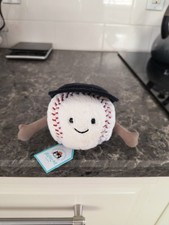 Jellycat Amuseables Sports Baseball BNWT 100 Real NOT FAKE