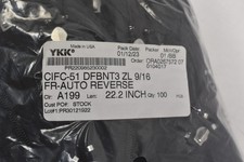 YKK 100 Pack Zippers 22.2" FR-Auto Reverse CIFC-51 DFBNT3 ZL 9/16 Made in USA
