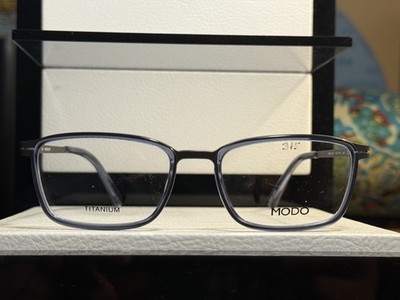 MODO 4530 unisex ultra-light titanium Fremes a blue crystal/black temples color