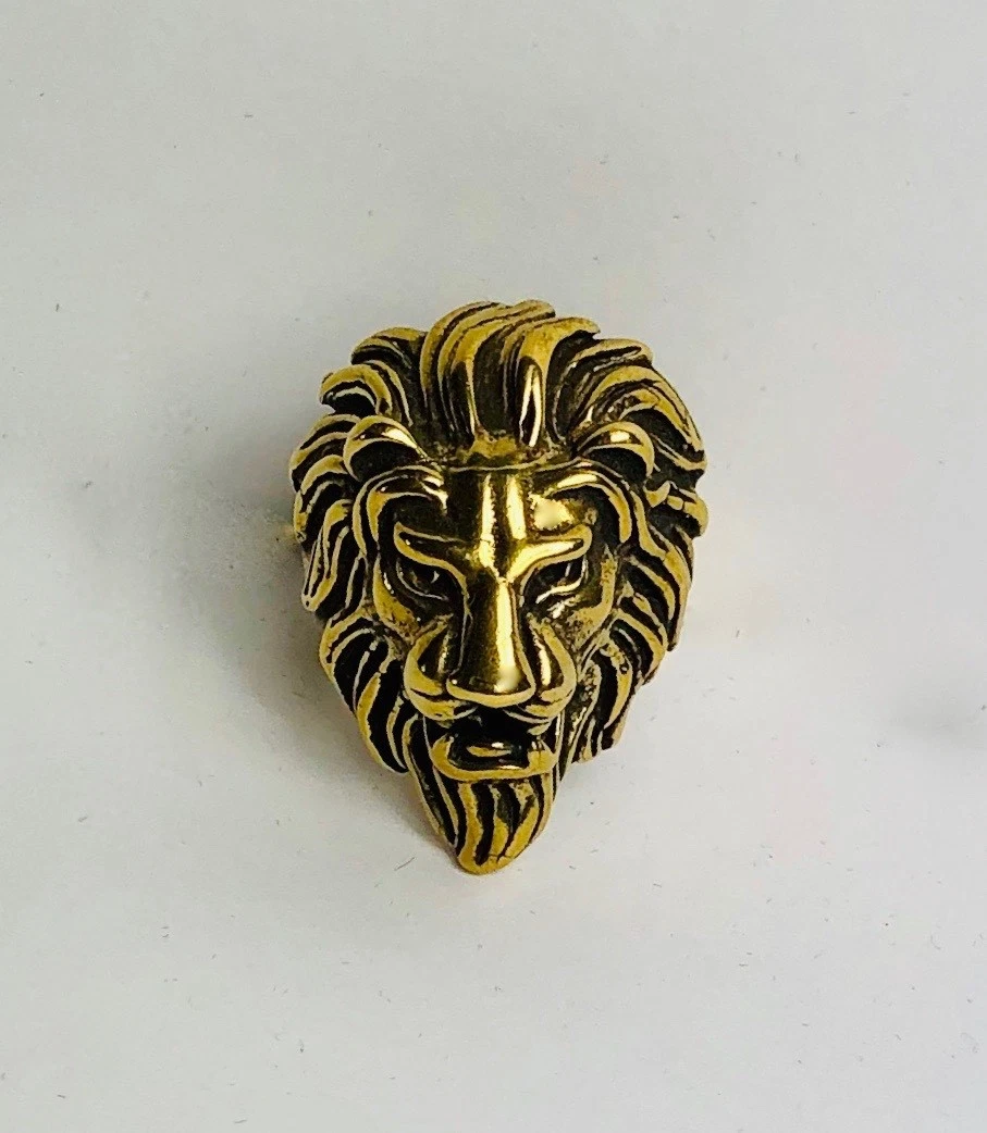 Gold Lion Ring In Retro Fine Rings for sale - eBay
