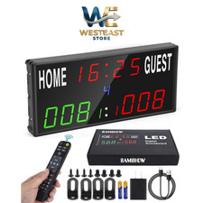 2025 LED Electronic Scoreboard Digital Score Keeper with Remote, Basketball Scor
