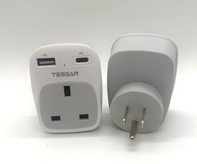 TESSAN UK to US Plug Adapter