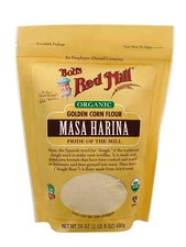 Bob's Red Mill Organic Masa Harina Corn Flour 24 Ounce 1.5 Pound (Pack of 2) 