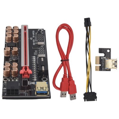 VER018 PRO PCI-E Riser Card USB 3.0 Kabel 018 PLUS PCI Express 1X Bis 16X E8693