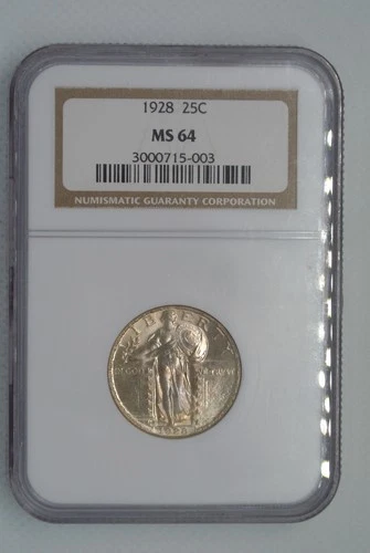 1928 Standing Liberty Quarter NGC MS64
