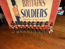 BRITAINS TOY SOLDIERS SET 34 GRENADIER GUARDS FIRING 1925-1933 SET OF 10